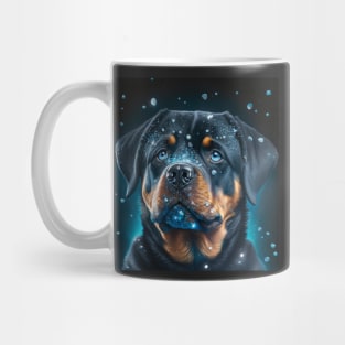 Shimmering Rottweiler Puppy Mug